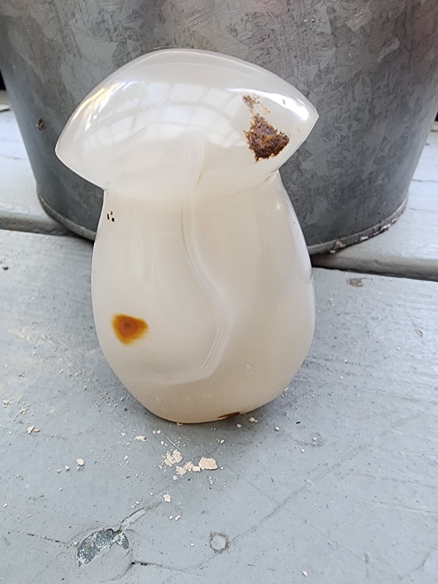Flower Agate, Natural Agate, Ocean Jasper Hand Carved Mushrooms