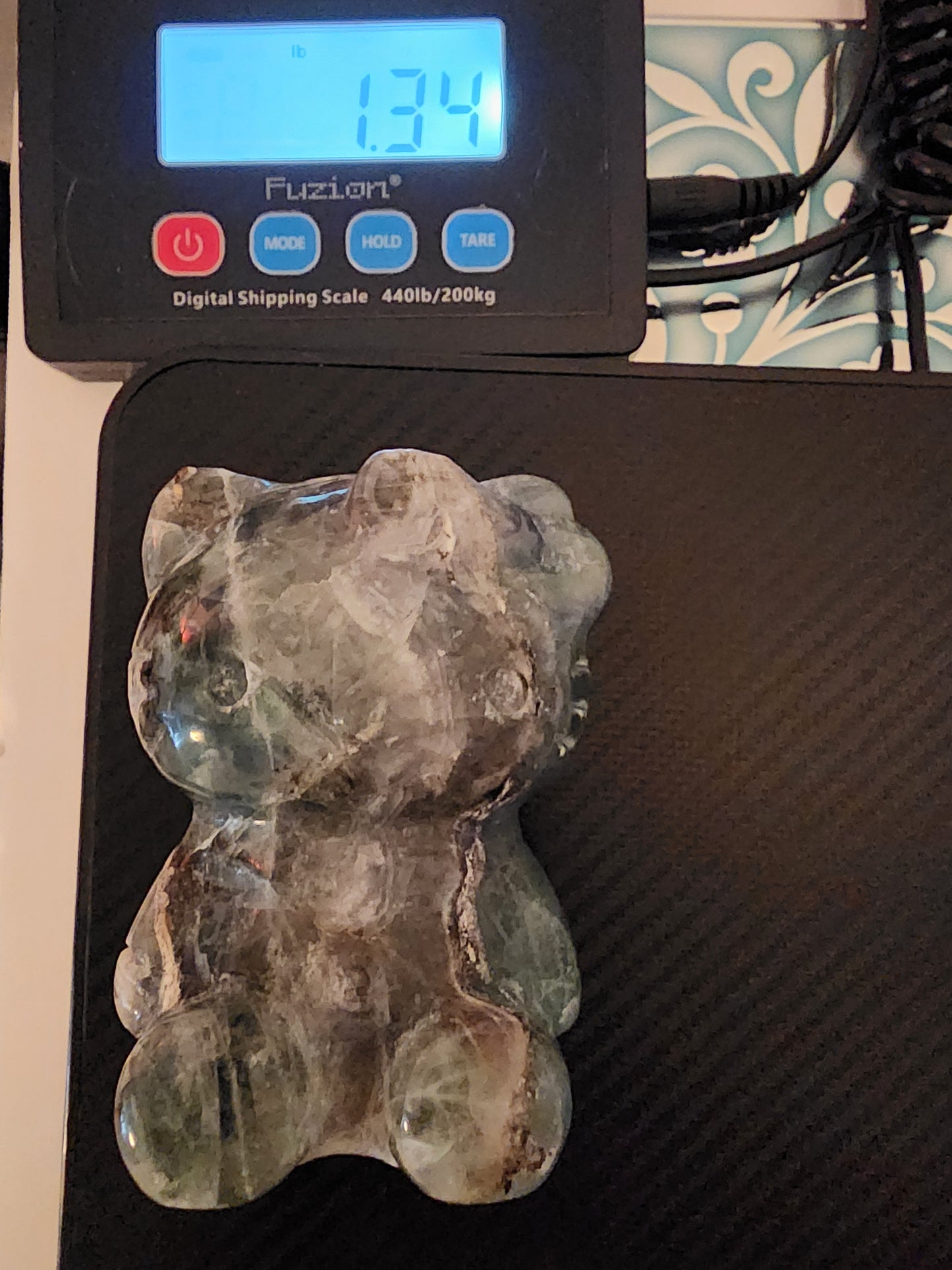 *Large Hello Kitty Rainbow Fluorite*