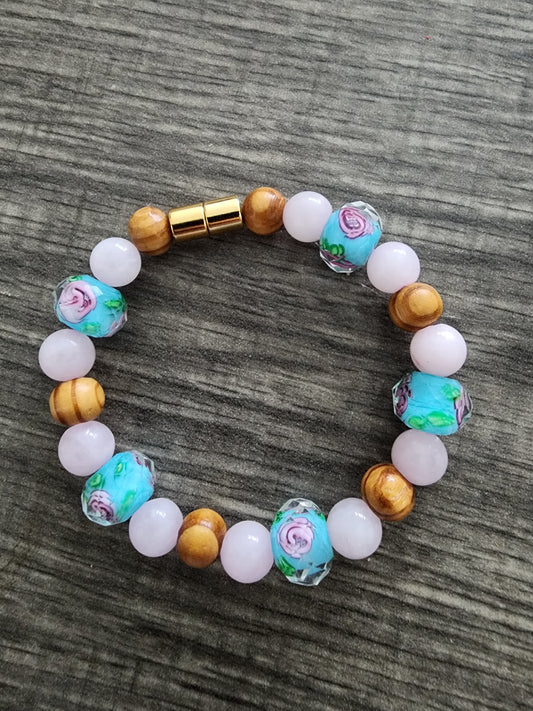 7" Rose Quartz Bracelet