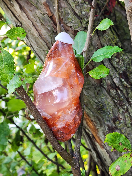 *Carnelian Torch Flame Point*