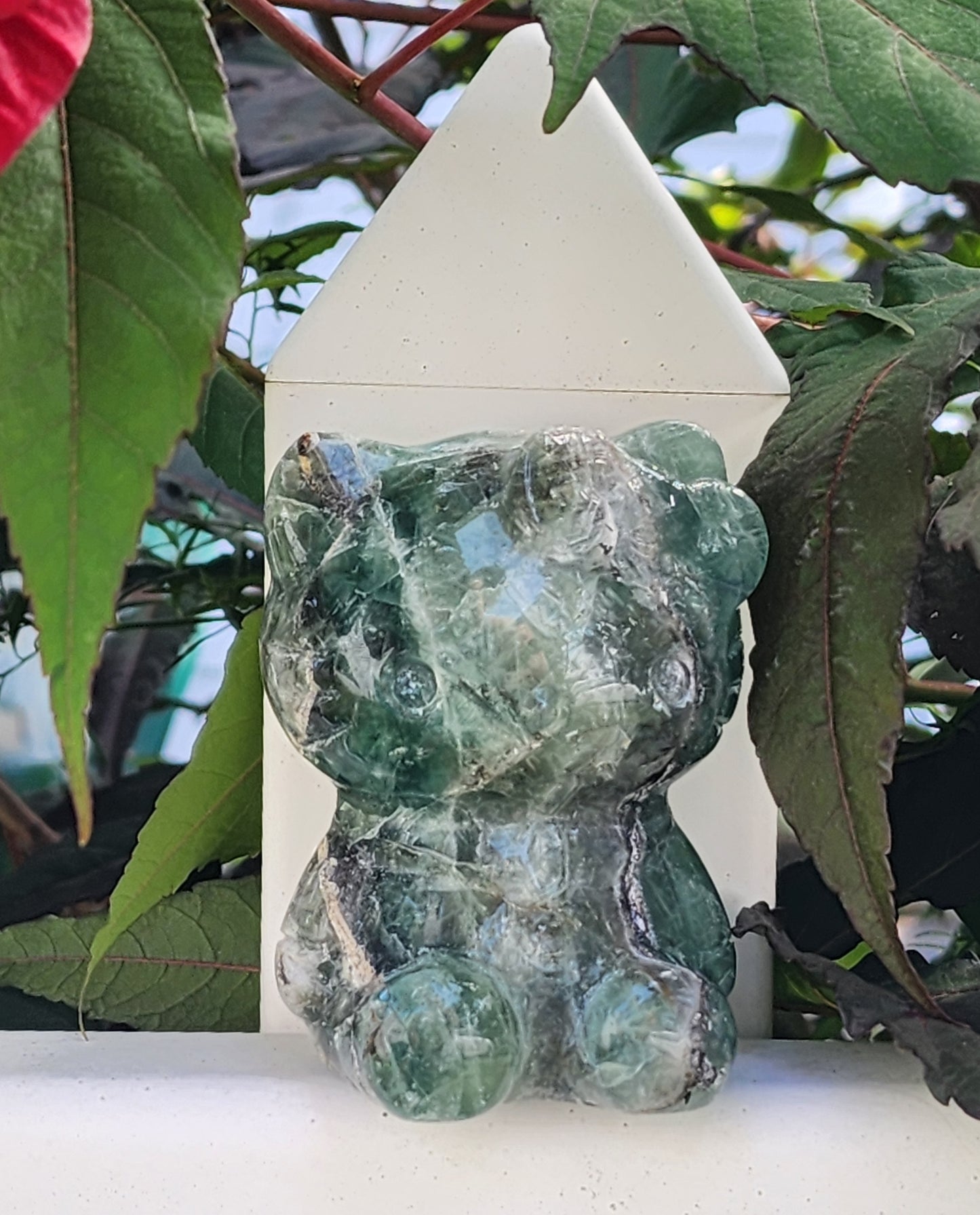 *Large Hello Kitty Rainbow Fluorite*